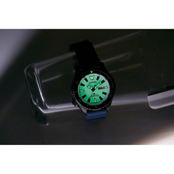 Citizen Men Automatic Promaster Dive Fugu Pufferfish Blue Watch - Picture 4 of 8